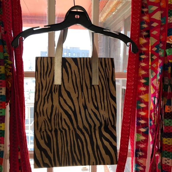 Leather hand bag, cowhide new - Picture 2 of 3